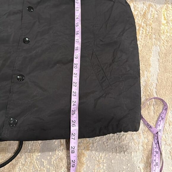 Playboy Pacsun Hardcore Jacket light windbreaker size S in EUC black snap button - Picture 8 of 9